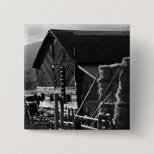 Badge Carré 5 Cm Hay Barn