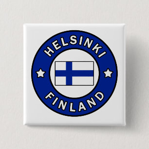 Badge Carré 5 Cm Helsinki Finland