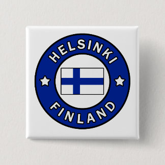 Badge Carré 5 Cm Helsinki Finlande