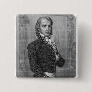 Badge Carré 5 Cm Henri Benjamin Constant de Rebecque au