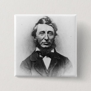 Badge Carré 5 Cm Henry Thoreau