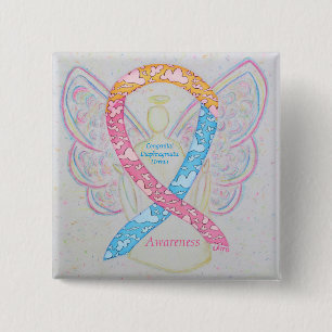 Badge Carré 5 Cm Hernie diaphragmatique congénitale Étanche de sens