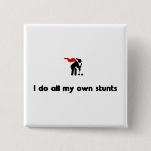 Badge Carré 5 Cm Héros de croquet