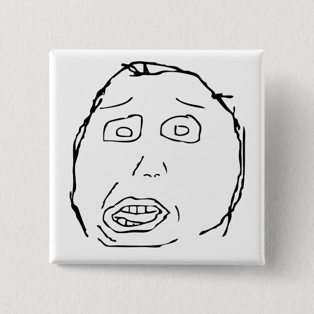 Badge Carré 5 Cm Herp Derp (Devant)