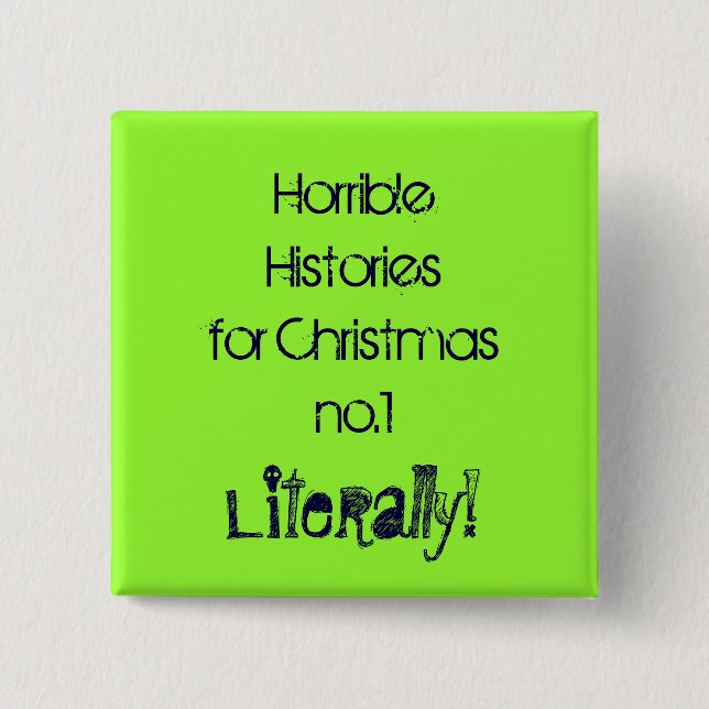 Badge Carré 5 Cm Histoires horribles #1 (Devant)