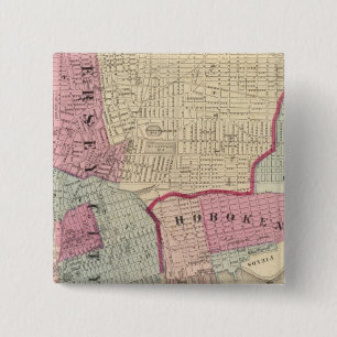 Badge Carré 5 Cm Hoboken, Jersey City