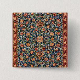 Badge Carré 5 Cm Holland Park Design (par William Morris)