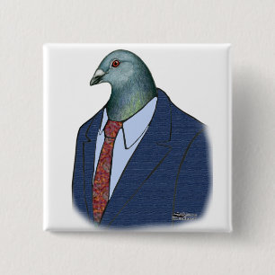 Badge Carré 5 Cm Homer