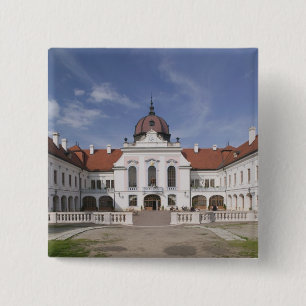 Badge Carré 5 Cm Hongrie, Budapest, Godollo : Maison royale, maison