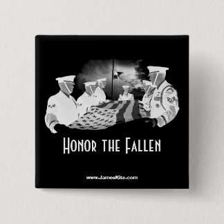 Badge Carré 5 Cm Honorez tombé