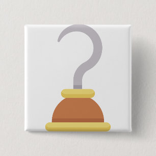 Badge Carré 5 Cm Hook