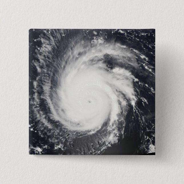 Badge Carré 5 Cm Hurricane France (Devant)