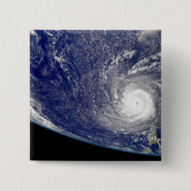 Badge Carré 5 Cm Hurricane France 2 (Devant)