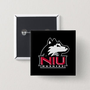 Badge Carré 5 Cm Huskies