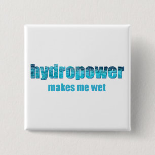 Badge Carré 5 Cm Hydropower Humide !