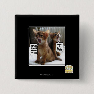 Badge Carré 5 Cm Hymnes de louange de Kitteh