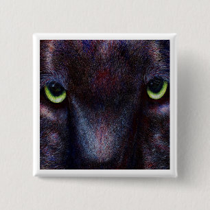 Badge Carré 5 Cm Hyptnotist, bouton
