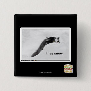 Badge Carré 5 Cm I a la neige