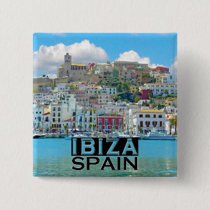 Badge Carré 5 Cm Ibiza