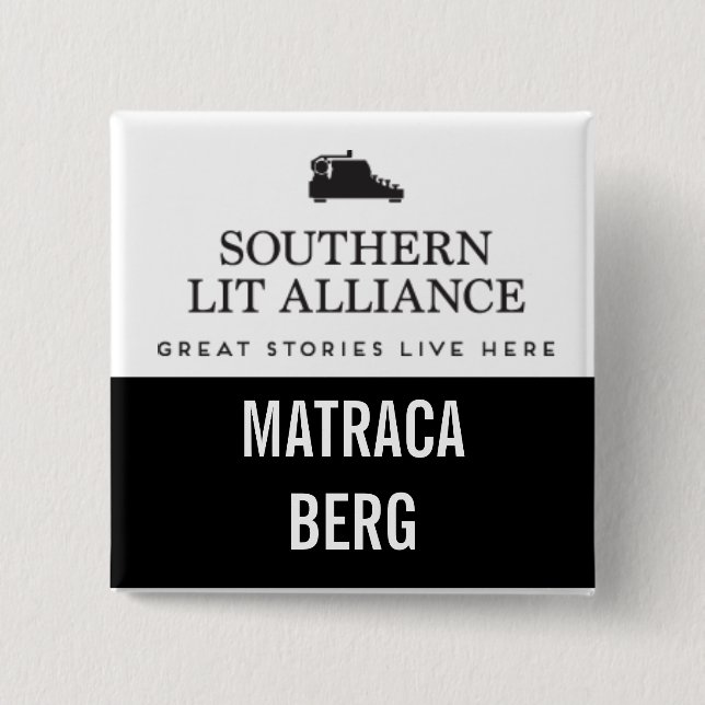 BADGE CARRÉ 5 CM ICEBERG (Devant)