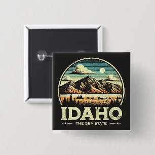 Badge Carré 5 Cm Idaho