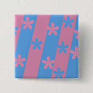 Badge Carré 5 Cm Idées de révélation du genre mignonne,