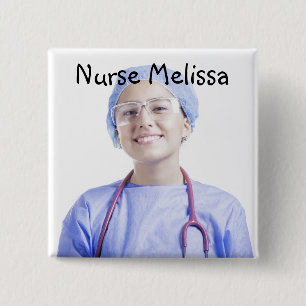 Badge Carré 5 Cm Identification du professionnel de la santé