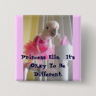 Badge Carré 5 Cm Il est correct d'être différent