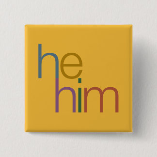 Badge Carré 5 Cm il Pronoun Pin