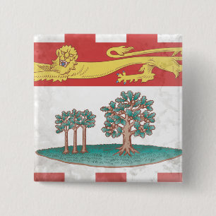 Badge Carré 5 Cm Île-du-Prince-Édouard