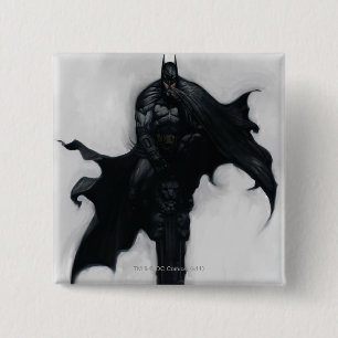 Badge Carré 5 Cm Illustration Batman