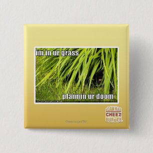 Badge Carré 5 Cm im dans l'herbe d'ur
