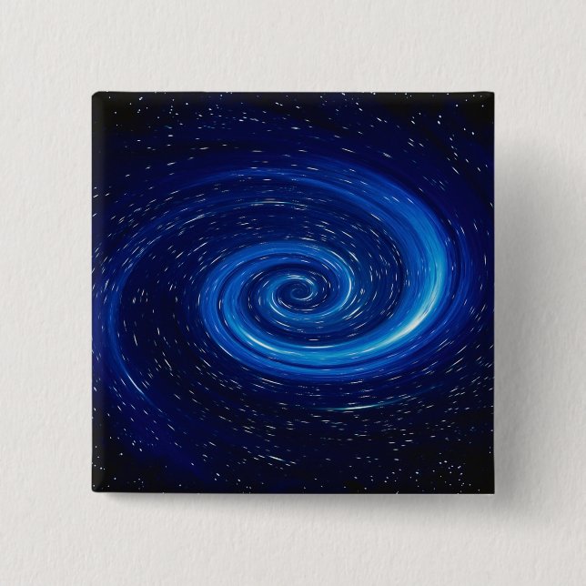 Badge Carré 5 Cm Image de l'espace ordinateur (Devant)