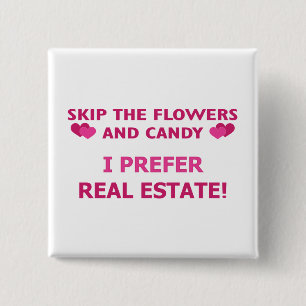 Badge Carré 5 Cm Immobilier