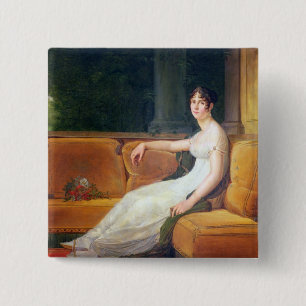 Badge Carré 5 Cm Impératrice Josephine chez Malmaison, c.1801