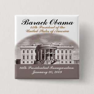 Badge Carré 5 Cm Inauguration antique