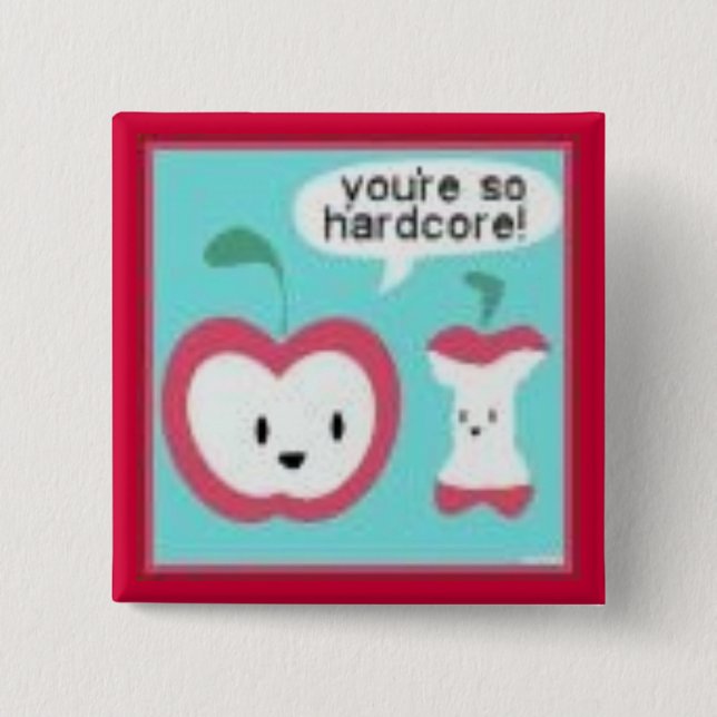 Badge Carré 5 Cm Inconditionnel (Devant)