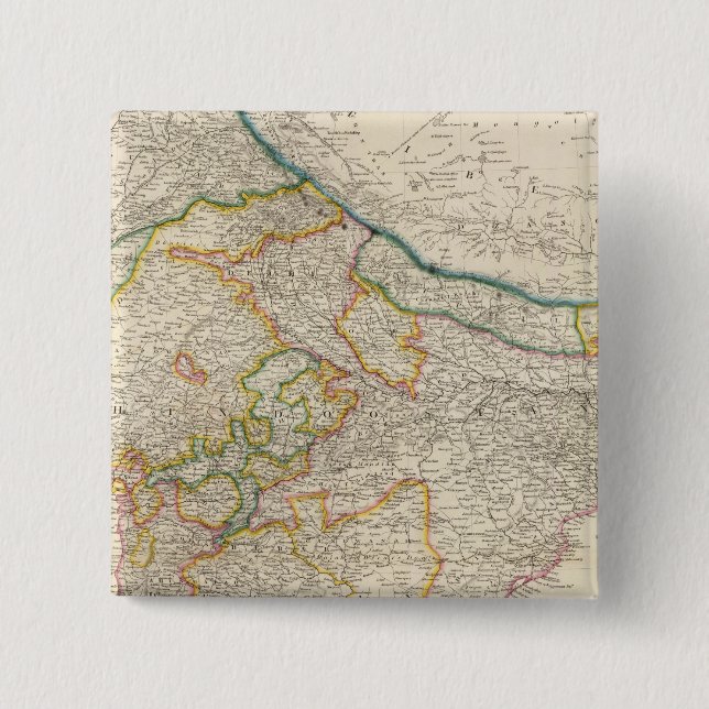 Badge Carré 5 Cm Inde 8 (Devant)