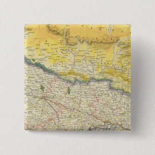 Badge Carré 5 Cm Inde et Népal