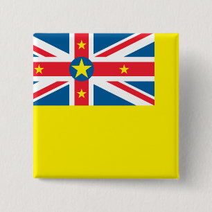 Badge Carré 5 Cm Indicateur Niue