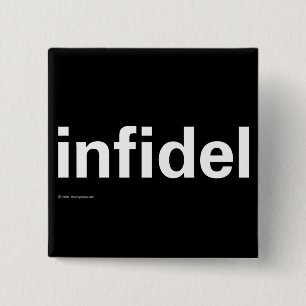 Badge Carré 5 Cm Infidèle
