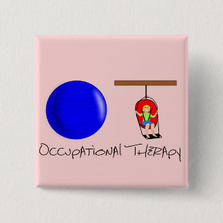 Badge Carré 5 Cm Initiales d'OT