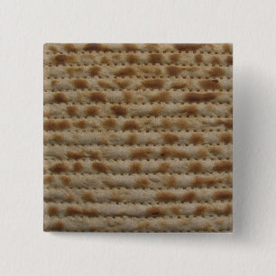 Badge Carré 5 Cm Insigne de bouton de Matzah