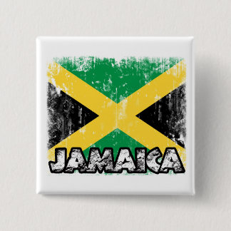 Badge Carré 5 Cm Insigne de la Jamaïque