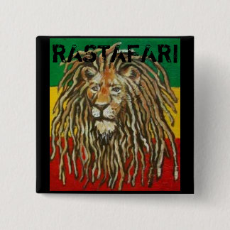 Badge Carré 5 Cm Insigne de Rastafari