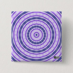 Badge Carré 5 Cm Insigne de torsion violette