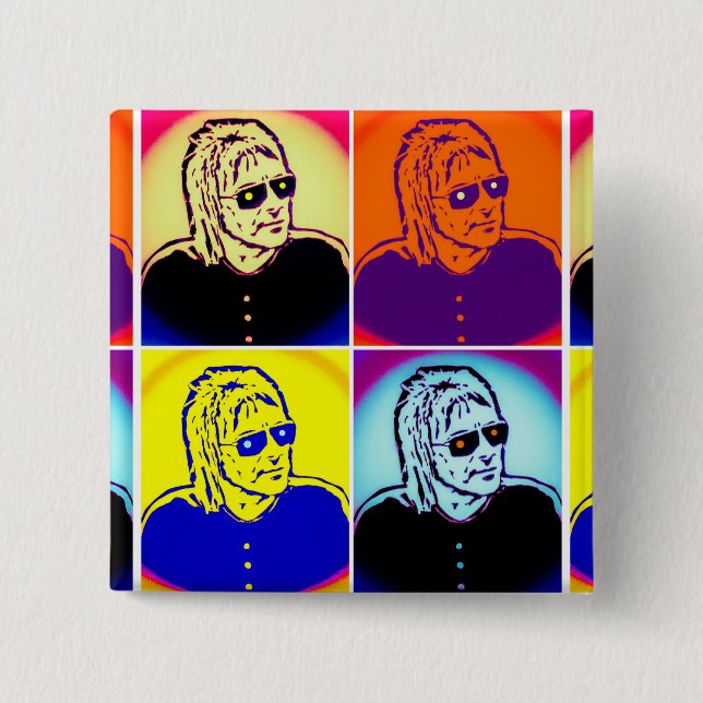 Badge Carré 5 Cm Insigne Paul Weller de Paul Weller (Devant)