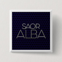 BADGE CARRÉ 5 CM INSIGNE "SAOR ALBA