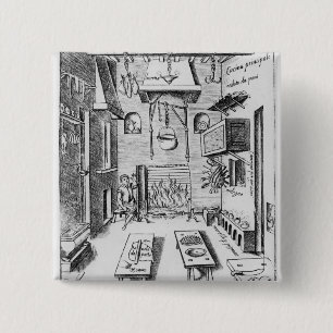 Badge Carré 5 Cm Intérieur de cuisine