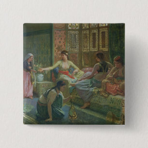 Badge Carré 5 Cm Intérieur d'un harem, c.1865
